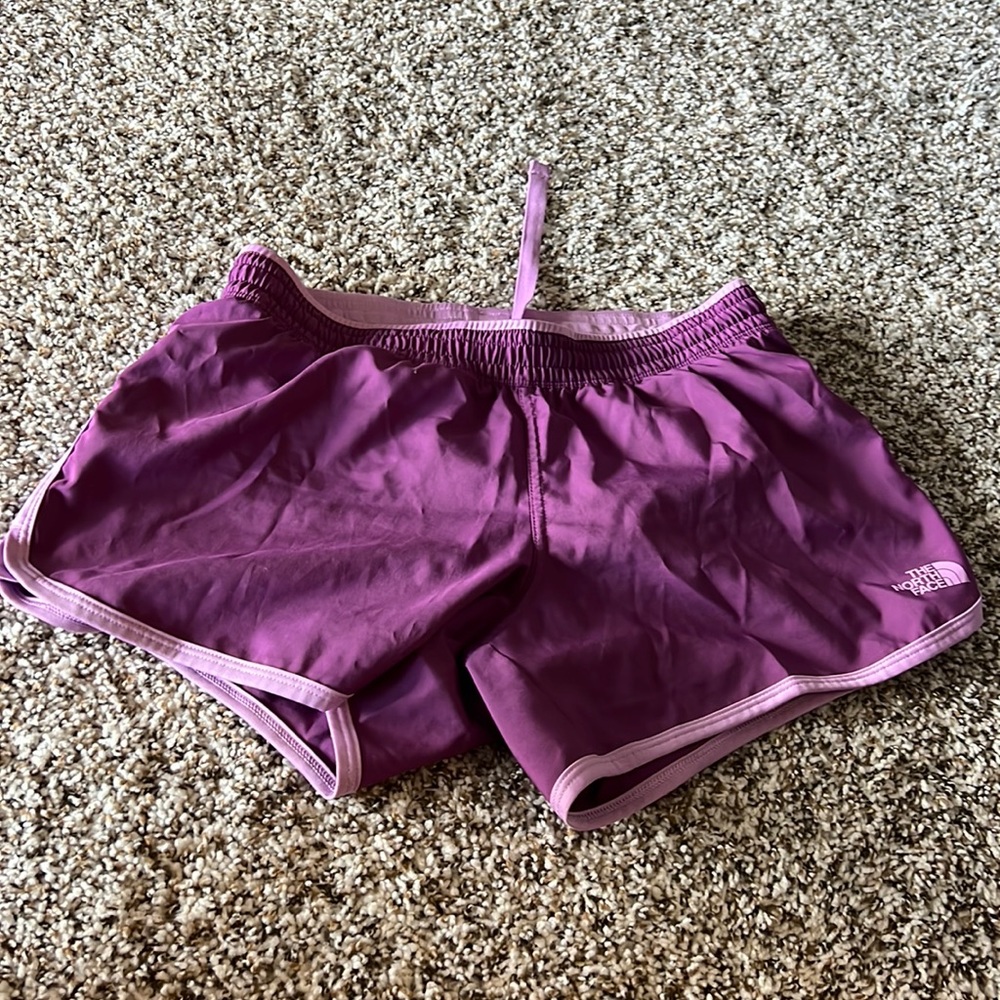 Size S north face running shorts